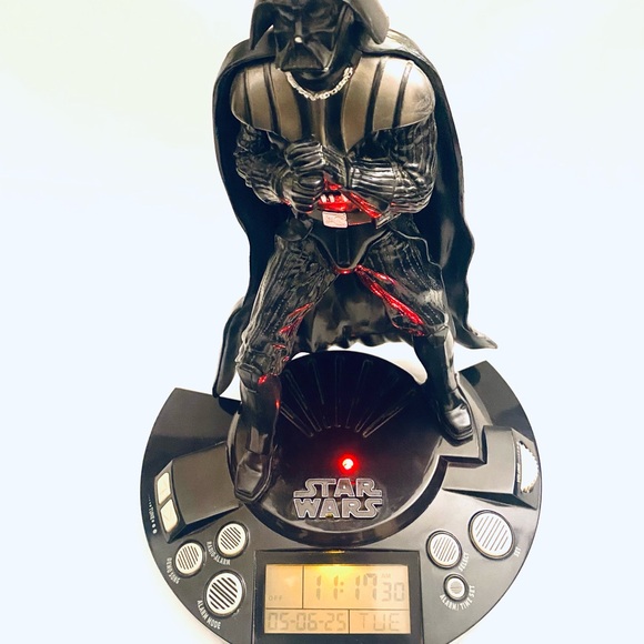 Star Wars Darth Vader Alarm Clock Other - Star Wars Darth Vader Alarm Clock Radio With Digital Display & Buttons Great